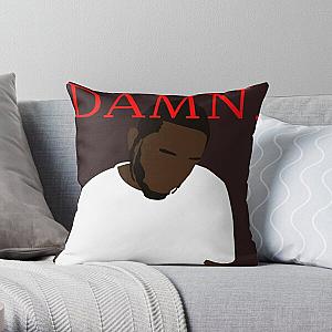Kendrick Lamar DAMN. album cover Throw Pillow RB1312
