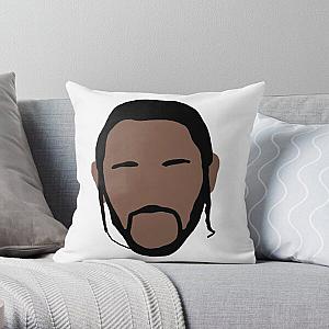 Kendrick Lamar Headshot 2.0 Throw Pillow RB1312